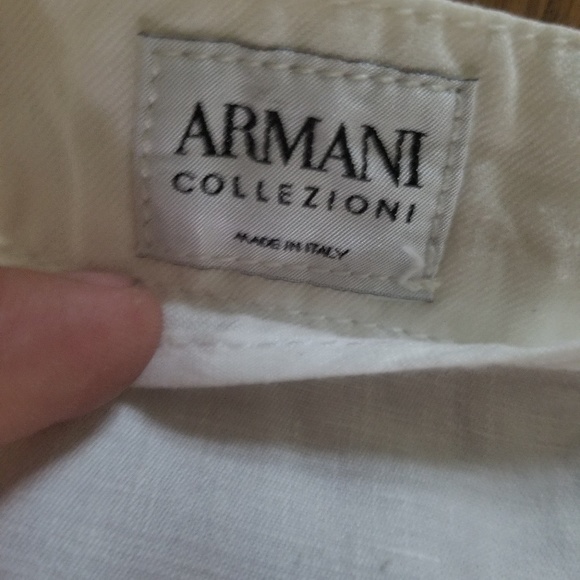 Armani Collezioni white linen skirt - Picture 4 of 6